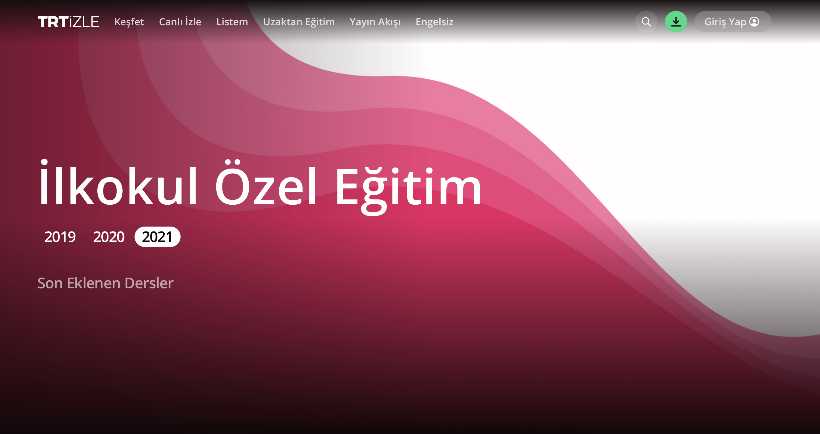 TRT EBA ÖZEL EĞİTİM